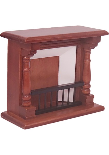 1:12 Evcilik Minyatür Mobilya Odası Mini Ahşap Şömine Bebek Evi Dekor Aksesuarı (Yurt Dışından) modelleri