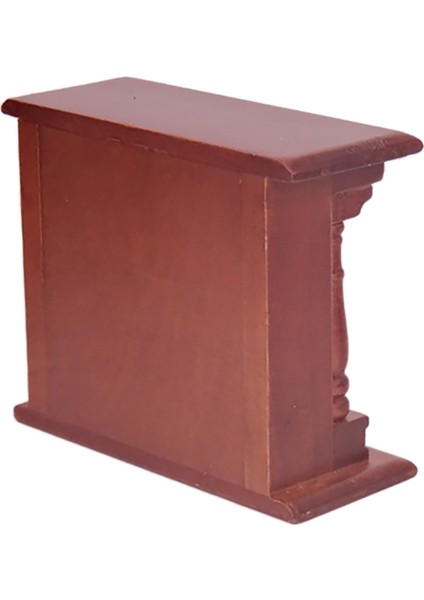 1:12 Evcilik Minyatür Mobilya Odası Mini Ahşap Şömine Bebek Evi Dekor Aksesuarı (Yurt Dışından) fırsatları