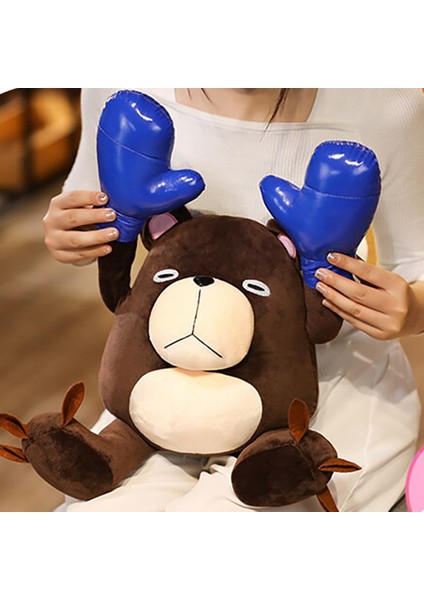 Peluş Boks Ayı Dolması Anime Peluş Bebek Lanetli Ayı Doldurulmuş Oyuncak Figürler Hediye Cadılar Bayramı Cosplay Sahne 38 cm (Yurt Dışından) fırsatları