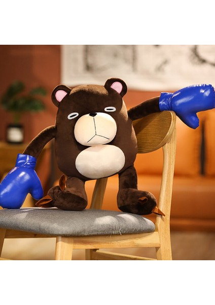 Peluş Boks Ayı Dolması Anime Peluş Bebek Lanetli Ayı Doldurulmuş Oyuncak Figürler Hediye Cadılar Bayramı Cosplay Sahne 38 cm (Yurt Dışından) indirimleri