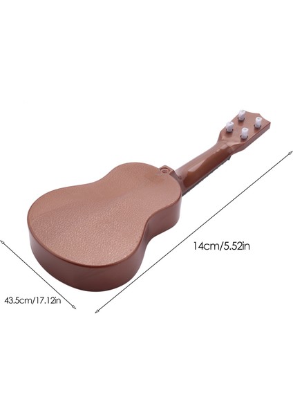 Erken Çocukluk Eğitimi Gitar Oyuncak Klasik Ukulele Gitar Enstrüman Simülasyonu Küçük Gitar Anaokulu Enstrümanı Dört Telli Gitar Ukulele-Turuncu Oynayabilir (Yurt Dışından)