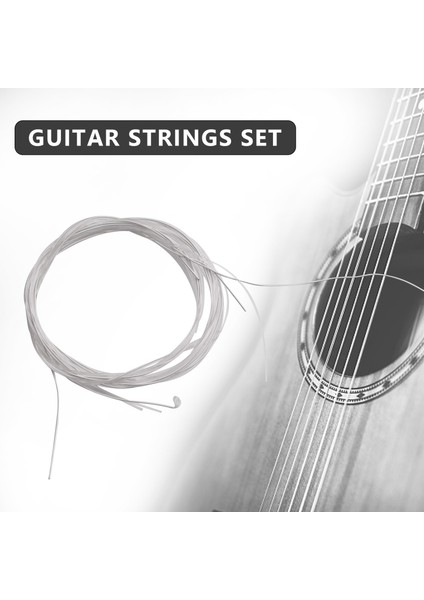 Klasik Gitar Için 6x Naylon Dize Gitar Telleri Seti (Yurt Dışından) modelleri