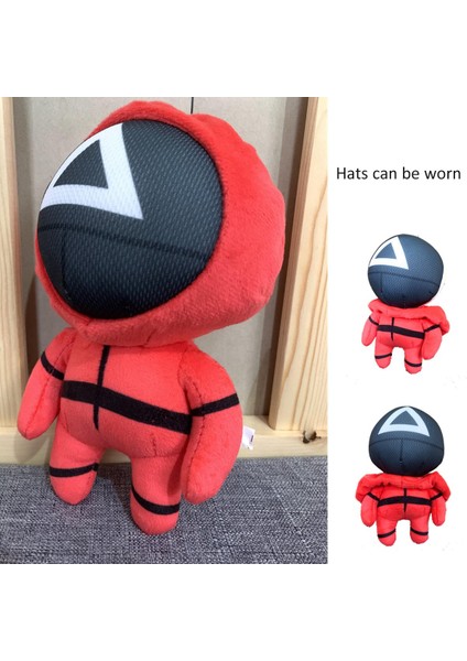 Kalamar Oyunu Peluş Oyuncak Kawaii Peluş Bebek Kore Komik Karikatür Kalamar Oyun Karakteri Oyuncaklar Noel Çocuklar Hediyeler, Üçgen (Yurt Dışından)