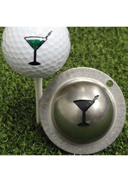 Golf Topu Hattı Işaretleyici Stencil Çelik Işaretleyici Kalem Golf Vuruş Konumlandırma Yardımcıları Açık Golf Spor Aracı, B (Yurt Dışından) fiyatları