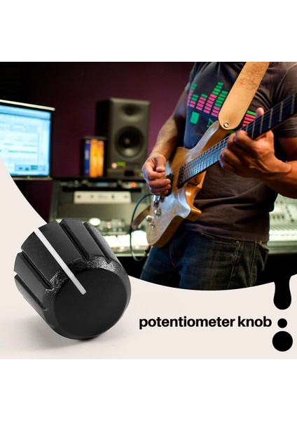 20 Adet 15X13.5MM Plastik Potansiyometre Döner Düğme Için 6mm Çap D Tipi Mil Gitar Ses Düğmesi. (Yurt Dışından) fiyatları
