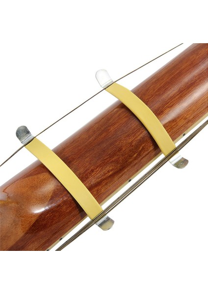 Adet Metal Dize Yayıcılar Gitar Luthier Aracı Temizleme Klavyesi Sarı (Yurt Dışından)