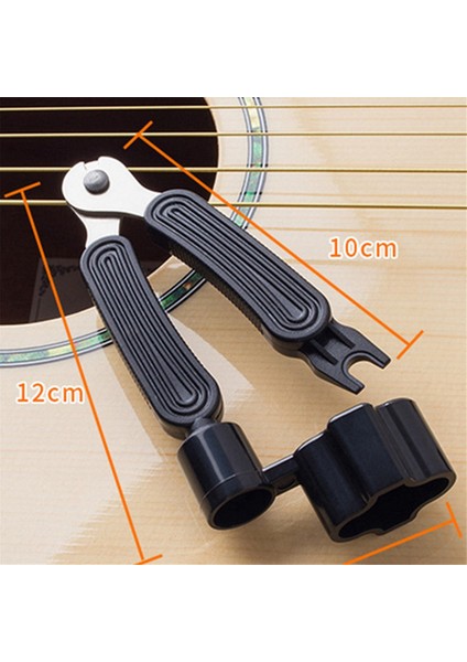 Gitar Teli Sarıcı Kesici ve Köprü Pimi Çektirme 3 In 1 Gitar Aracı Yeniden Bağlamayı Onarmak Için (Yurt Dışından) modelleri