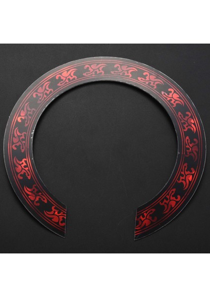 1 Adet Soundhole Rozet Çıkartma Akustik Klasik Gitar Parçaları Değiştirme Için Kırmızı Desenli (Yurt Dışından)