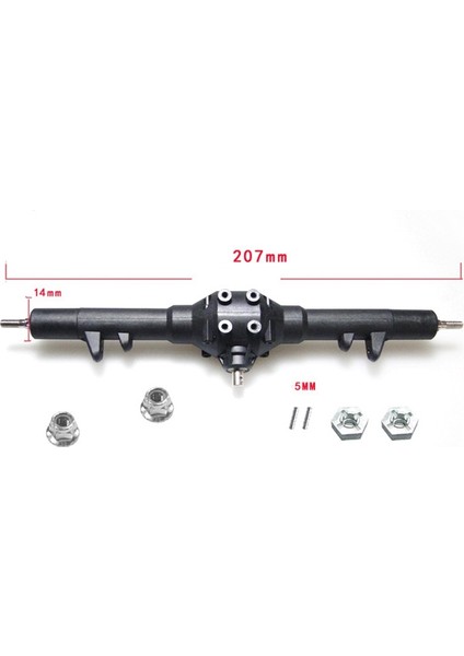 Wltoys 12428-ABC/FY-01 02 03 Rc Araba Aksesuarları Için Metal Arka Aks Şanzıman Şanzıman Kutusu (Yurt Dışından)