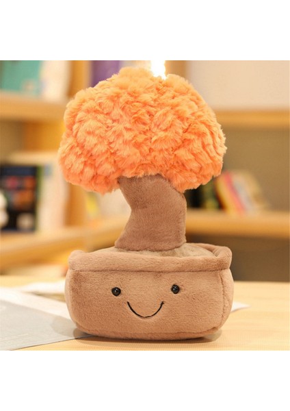 Bitki Atmak Yastık, Peluş Oyuncak, Çiçek Dolması Peluş Yastık Dekorasyon, Doldurulmuş Saksı Peluş, Saksı Yastık D (Yurt Dışından)