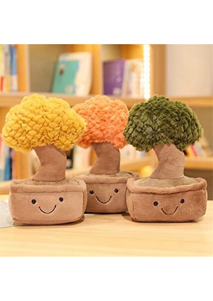 Bitki Atmak Yastık, Peluş Oyuncak, Çiçek Dolması Peluş Yastık Dekorasyon, Doldurulmuş Saksı Peluş, Saksı Yastık D (Yurt Dışından)