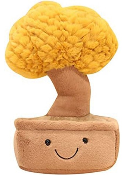 Bitki Atmak Yastık, Peluş Oyuncak, Çiçek Dolması Peluş Yastık Dekorasyon, Doldurulmuş Saksı Peluş, Saksı Yastık D (Yurt Dışından)