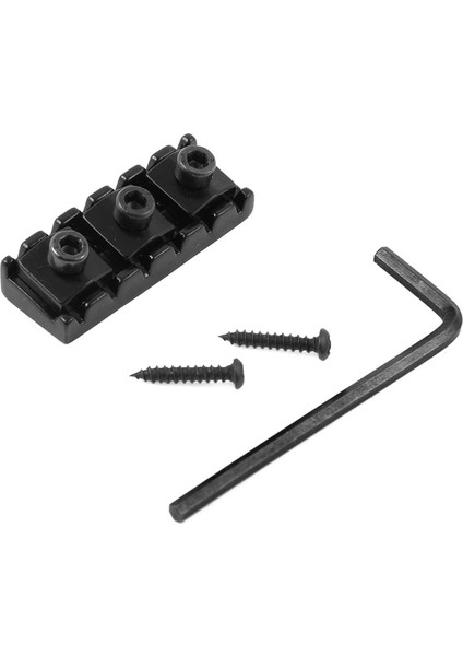42MM Gitar Metal Dize Kilit Kilitleme Somunu Elektro Gitar Tremolo Çift Kilit Sistemi Için, Siyah (Yurt Dışından) fırsatları