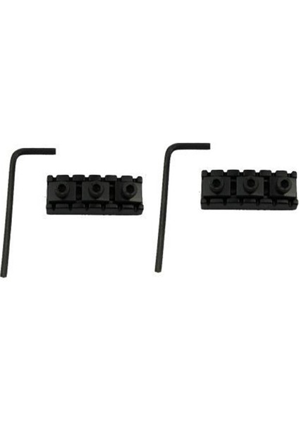 42MM Gitar Metal Dize Kilit Kilitleme Somunu Elektro Gitar Tremolo Çift Kilit Sistemi Için, Siyah (Yurt Dışından) indirimleri