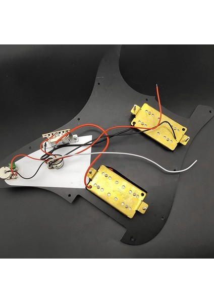 St Sq Elektro Gitar Yüklü Kablolu Scratchplate Gitar Pickguard Elektro Gitar Pickguard Pikap Montajı Beyaz (Yurt Dışından) fiyatları