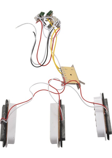 Elektro Gitar Pickup Kablo Demeti Kablolu 5 Yollu Anahtarı St Elektro Gitar Beyaz Için Sss Pickup (Yurt Dışından)