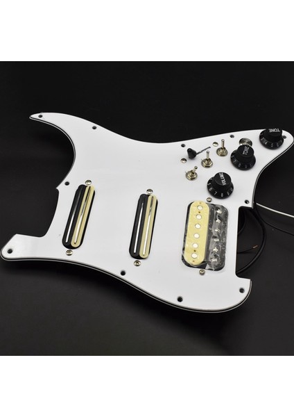 St Elektro Gitar Pickguard Pickup Kablolama Yüklü Önceden Kablolanmış Pickguard Gitar Pickguard Scratchplate Pikap Montajı (Yurt Dışından) indirimleri
