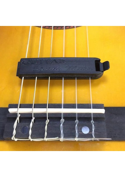 2 Paket Gitar Bas Dize Dilsiz Gürültü Azaltıcı Damper Halk Akustik Halk Bas Gitar Uygulaması (Yurt Dışından)