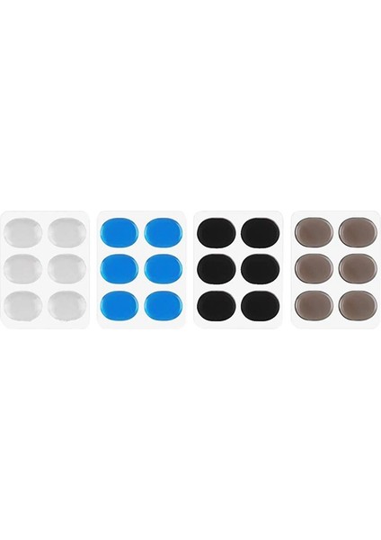 24 Adet Silikon Davul Damper Pedleri, Davul Trampet Dilsiz Ped Yumuşak Davul Damper Jel Pedleri Davul Ton Kontrolü (Yurt Dışından)