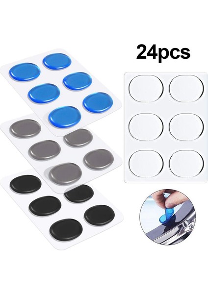 24 Adet Silikon Davul Damper Pedleri, Davul Trampet Dilsiz Ped Yumuşak Davul Damper Jel Pedleri Davul Ton Kontrolü (Yurt Dışından) fırsatları