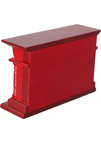 Dollhouse Mobilya, Dollhouse Dekorasyon Mobilya Ahşap Mini Şömine 1/12 Ölçekli Bebek Aksesuarı Çocuklar Için Oyuncak (Yurt Dışından)