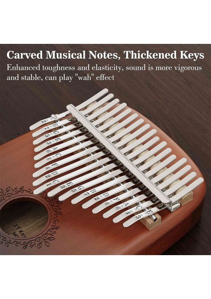 17 Anahtar Kalimba Başparmak Piyano, Çocuklar Yetişkinler Yeni Başlayanlar Müzik Meraklıları Için Taşınabilir Parmak Piyano Kalimba Müzik Aleti (Yurt Dışından) fırsatları
