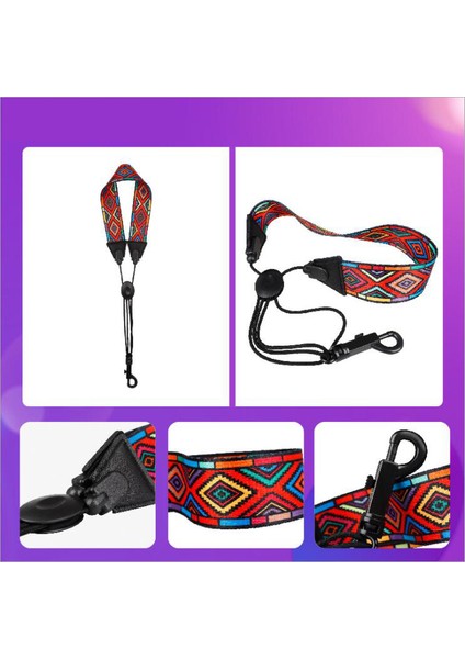 Alto / Tenor / Soprano Sax Rengi Için Çıtçıtlı Saksafon Askılı Saksafon Boyun Askısı (Yurt Dışından) indirimleri