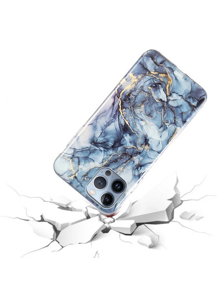 iPhone15 Pro Max Madler Deseni Imd Kapak Anti-Drop Tpu Telefon Case-Grey (Yurt Dışından) modelleri