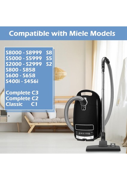 Miele Gn Elektrikli Süpürge Için Vakum Torbası Komple C3, Komple C2, Classic C1, S400, S600, S800 Vakum Torbaları Hoover Çantaları (Yurt Dışından) fırsatları