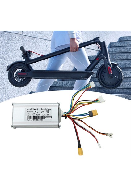 24V 250W Elektrikli Scooter Kontrol Cihazı + LCD Ekran Kiti Karbon Fiber E-Scooter Bisiklet LCD Monitör Fren Seti Bisiklet Ekipmanları (Yurt Dışından)