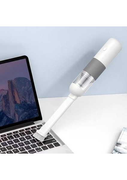 Araba Elektrikli Süpürge Taşınabilir Elektrikli El Süpürgesi Mini Araba Kablosuz Toz Toplayıcı Siklon Emme (Beyaz Kırmızı) (Yurt Dışından) indirimleri