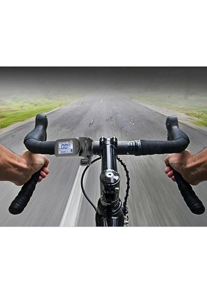 24V/36V/48V S886 Ebike LCD Ekran Paneli Elektrikli Bisikletler Için Başparmak Gazı E-Scooter (Yurt Dışından)