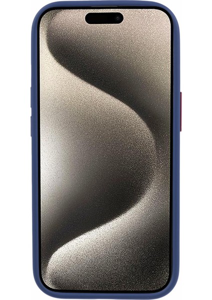 Mat Tpu+Pc Kılıfı iPhone15 Plus Için Plus Kılıf Magsafe Slim Telefon Kapak Sapfire ile Uyumlu (Yurt Dışından)