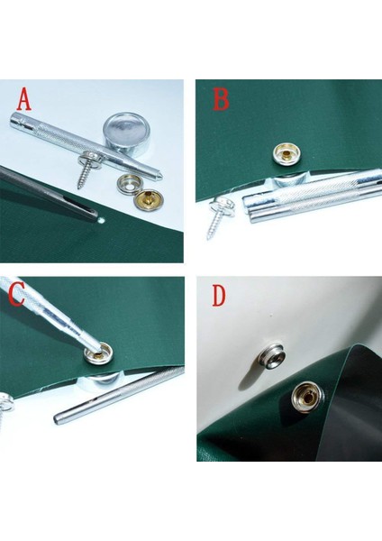 100 Adet 15MM Tekne Örtüsü Tuval Paslanmaz Çelik Çıtçıt Klip Tente Düğmesi Perçin Deniz Donanım Aksesuarları (Yurt Dışından)