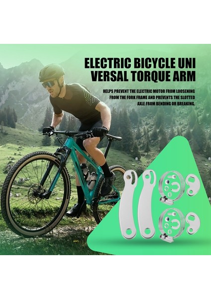 Takım Evrensel Tork Kolu Dönüşüm Kiti Elektrikli Bisiklet E-Bisiklet Ön Veya Arka Için Fit (Yurt Dışından)