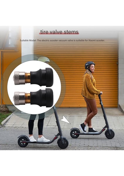 Adet Elektrikli Scooter Vakum Valfi Xiaomi M365 Scooter Lastiği Içsiz Lastik Vana Tekerlek Gaz Vanası Elektrikli Scooter (Yurt Dışından) fırsatları