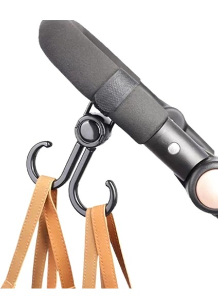 20 Adet Çift Kanca Bebek Arabası Kancaları 360 Derece Rotasyon Ayar Arabası Cırt Cırt Bağlantı Elemanı Bisiklet Aksesuarları (Yurt Dışından) fırsatları