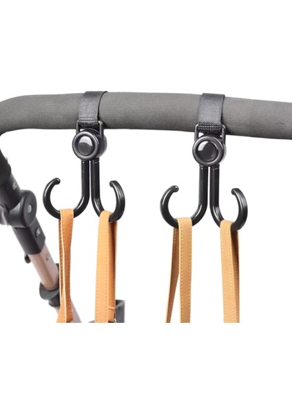 20 Adet Çift Kanca Bebek Arabası Kancaları 360 Derece Rotasyon Ayar Arabası Cırt Cırt Bağlantı Elemanı Bisiklet Aksesuarları (Yurt Dışından) indirimleri