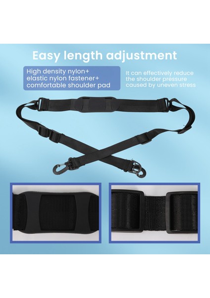 Scooter Omuz Askısı Ayarlanabilir Scooter Taşıma Için Taşıma Kayışı Plaj Sandalyesi Elektrikli Scooter Çocuk Bisikletleri Yoga Mat (Yurt Dışından) fırsatları