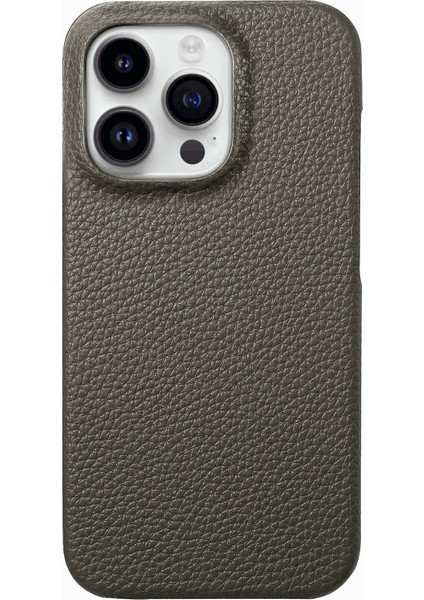 iPhone15 Pro Max Max Doğu Pu Deri Kapalı Pc Telefon Kapak Silver Gri (Yurt Dışından) fiyatları