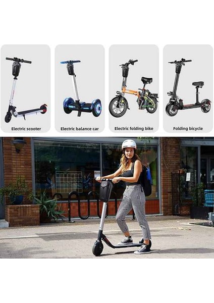 2 Adet Elektrikli Scooter Çantası Aksesuarları Elektrikli Araç Çantası Su Geçirmez Xiaomi Scooter Için Ön Çanta Bisiklet Çantası Bisiklet Parçası (Yurt Dışından)