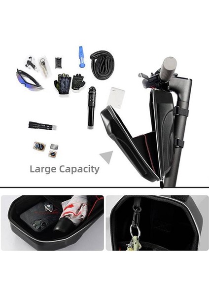 2 Adet Elektrikli Scooter Çantası Aksesuarları Elektrikli Araç Çantası Su Geçirmez Xiaomi Scooter Için Ön Çanta Bisiklet Çantası Bisiklet Parçası (Yurt Dışından)
