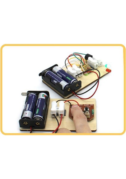 Stem Kitleri, Mors Kodunu Öğrenin, Telgraf Makinesi Oluşturun, Elektrik Devresi Deneyi, Elektrik Kiti (Pilsiz) (Yurt Dışından)