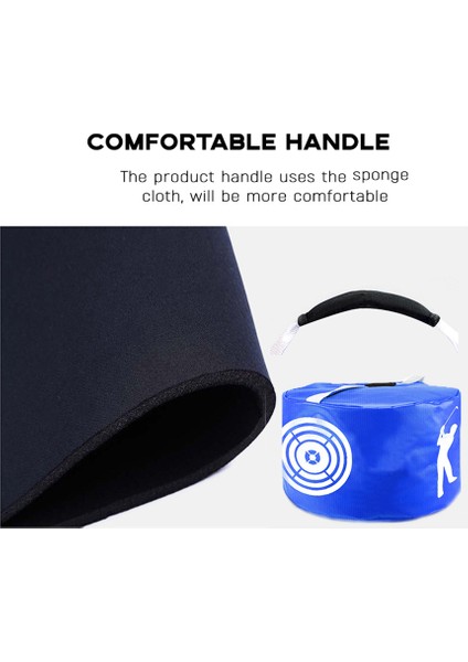 Golf Darbe Gücü Smash Çanta Vuruş Çantası Salıncak Eğitim Yardımcıları Darbeli Salıncak Eğitmeni Golf Salıncak Eğitim Çantası, Siyah (Yurt Dışından) fırsatları