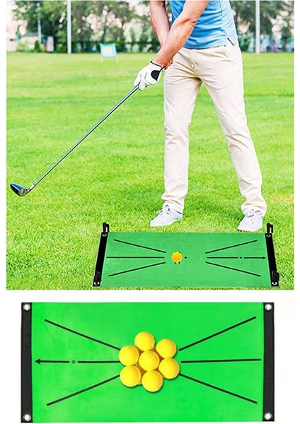 Golf Vuruş Mat Kapalı Salıncak Uygulayıcısı Salıncak Takip Mat Hit Izleme Yönü Algılama Mat Golf Eğitim Seti (Yurt Dışından)