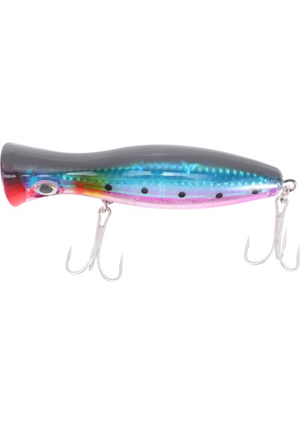 1 Adet Popper Balıkçılık 3D Burgu Tiz Kancalar ile 12 cm 42G Topwater Sert Cazibesi Yumuşak Plastik Isca Yapay Balıkçılık Cazibesi Takımları Mavi (Yurt Dışından)