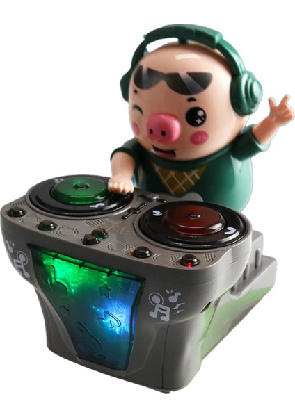 Çocuk Oyuncakları Dj Rock Domuz Elektrikli Bebek Oyuncakları Hafif Müzik Eğlenceli Elektronik Parti Bebek Domuz Waddles Dansları Müzikal Oyuncaklar (Yurt Dışından)