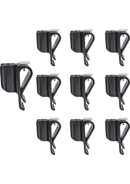 10 Paket Golf Kulübü Çanta Klipleri Atıcı Kelepçe Tutucu Organizatör Dayanıklı Plastik Siyah Koyarak Klip Golf Aksesuarları (Yurt Dışından)