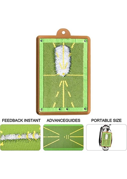 Salınım Algılama Vuruşu Için Golf Eğitim Matı, Gelişmiş Golf Darbe Matı, Iç Mekan/dış Mekan Gelişmiş Golf Vuruş Matı (Yurt Dışından)