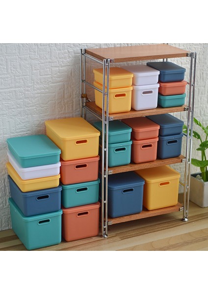 1/6 Veya 1/12 Ölçekli Dollhouse Mini Saklama Kutusu Kapaklı Dollhouse Yatak Odası Mobilyası Dekorasyon Dollhouse Aksesuarları, 3 (Yurt Dışından)